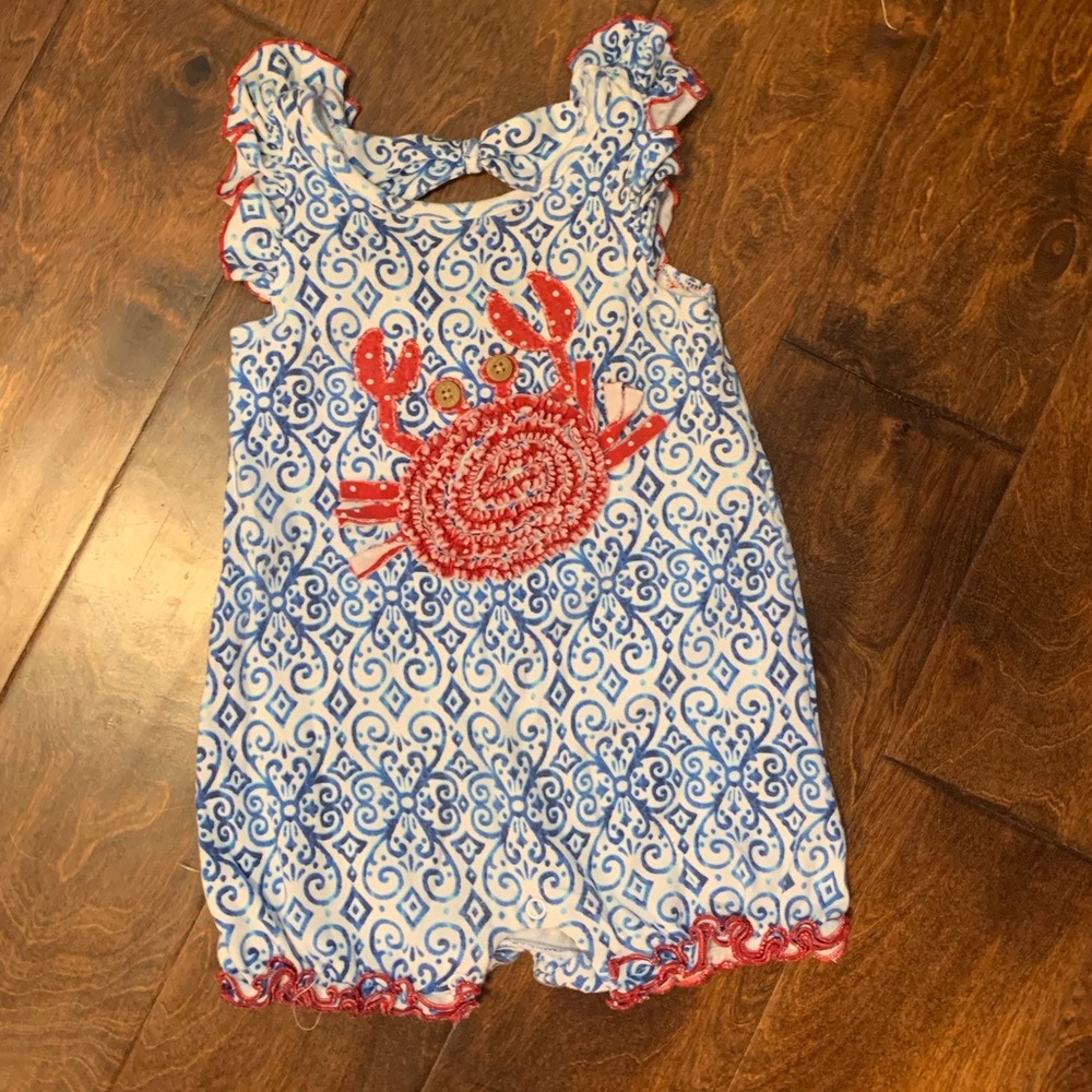 Mud Pie Crab Romper